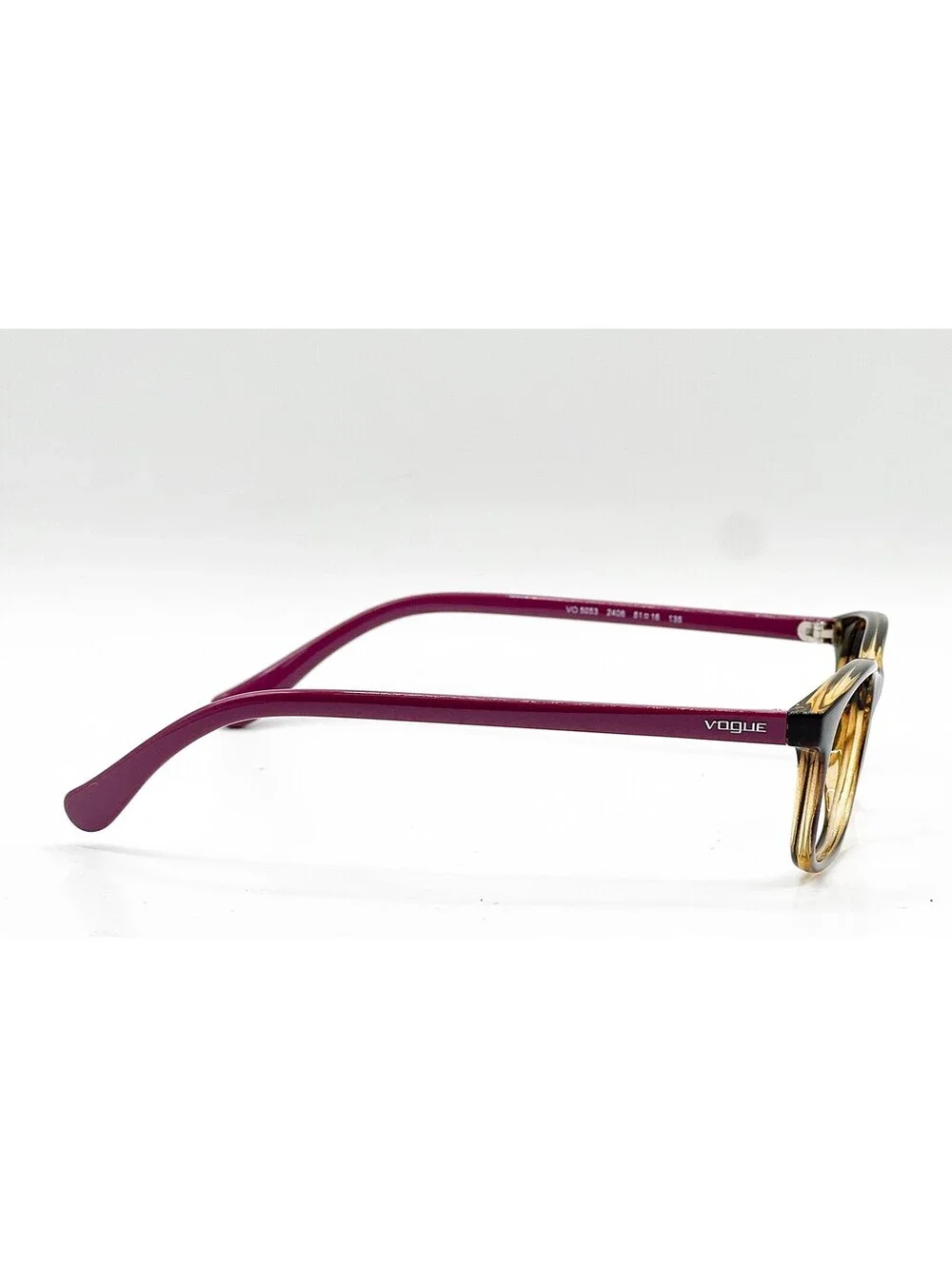 Vogue VO 5053 2406 Dark Havana Rectangle Authentic Eyeglass Frames 51-16